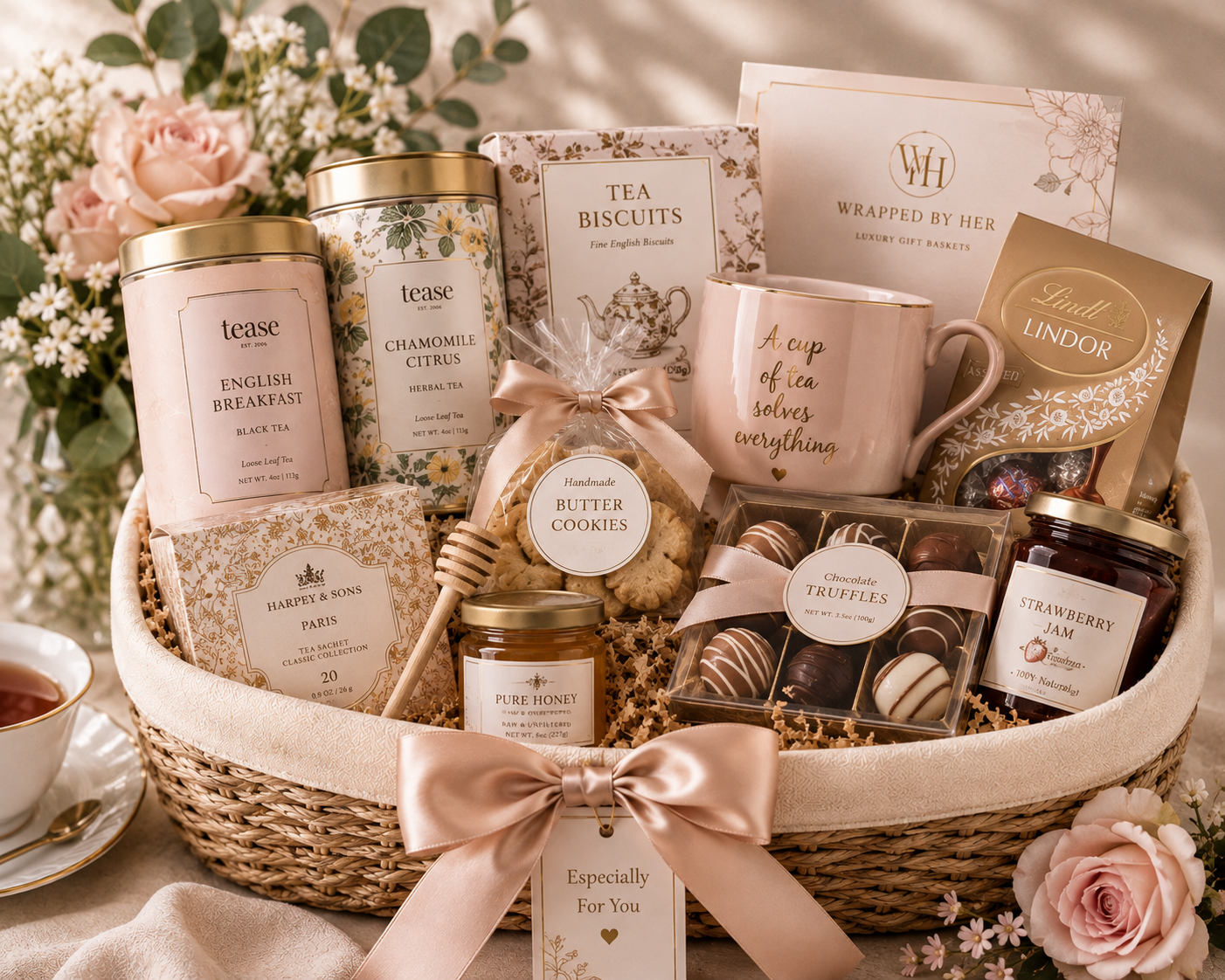 Tea & Treats Basket